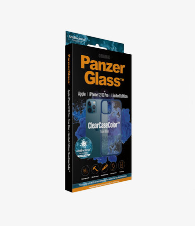 PanzerGlass - Ovitek ClearCase AB za iPhone 12 in 12 Pro, moder