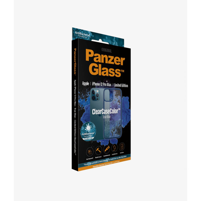 PanzerGlass - Ovitek ClearCase AB za iPhone 12 Pro Max, moder