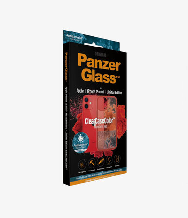PanzerGlass - Ovitek ClearCase AB za iPhone 12 mini, rdeč