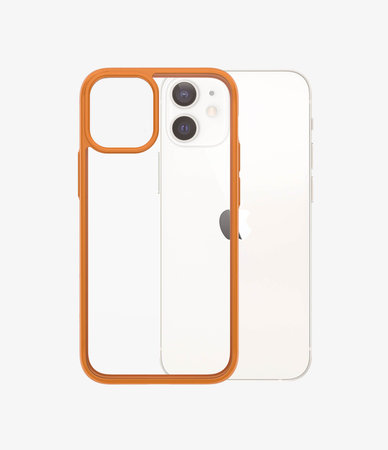 PanzerGlass - Ovitek ClearCase AB za iPhone 12 mini, oranžen