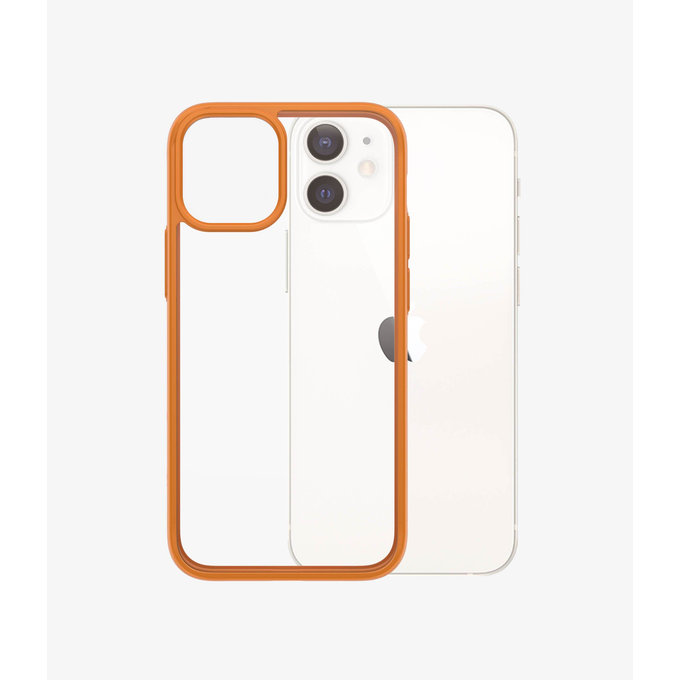 PanzerGlass - Ovitek ClearCase AB za iPhone 12 mini, oranžen
