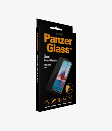 PanzerGlass - Tempered Glass Case Friendly za Xiaomi Redmi Note 10, 10S, crna