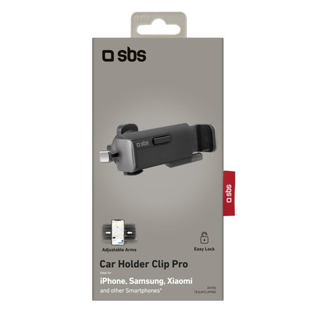 SBS - Car Mount Clip Pro, univerzalni nosač za ventilaciju, crni