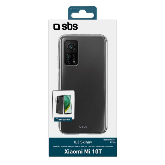 SBS - Maska Skinny za Xiaomi Mi 10T, prozirna