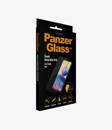 PanzerGlass - Tempered Glass Case Friendly za Xiaomi Redmi Note 10 5G, crna