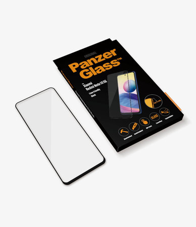 PanzerGlass - Tempered Glass Case Friendly za Xiaomi Redmi Note 10 5G, crna