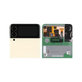 Samsung Galaxy Z Flip 3 F711B - LCD zaslon + zaslon osjetljiv na dodir + okvir (vanjski) (Cream) - GH97-26773B Genuine Service Pack