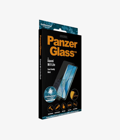 PanzerGlass - Tempered Glass Case Friendly za Xiaomi Mi 11 Lite, crna