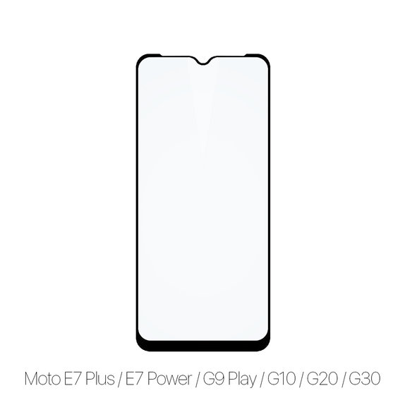 FixPremium FullCover Glass - Kaljeno staklo za Motorola Moto E7 Plus, E7 Power, G9 Play, G10, G20 & G30
