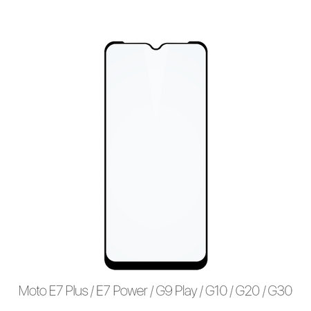 FixPremium FullCover Glass - Kaljeno staklo za Motorola Moto E7 Plus, E7 Power, G9 Play, G10, G20 & G30