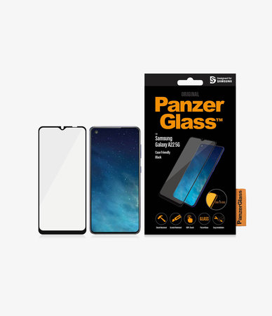 PanzerGlass - Tempered Glass Case Friendly za Samsung Galaxy A22 5G, crna