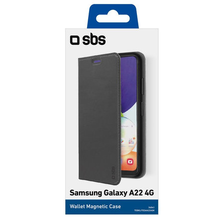 SBS - Maska Book Wallet Lite za Samsung Galaxy A22, crna