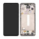 Samsung Galaxy A52s 5G A528B - LCD zaslon + zaslon osjetljiv na dodir + okvir (Fantastična bijela) - GH82-26861D, GH82-26863D, GH82-26910D, GH82-26909D Originalni servisni paket