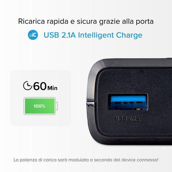 SBS - PowerBank 20.000 mAh, 2x USB, Micro-USB, crna