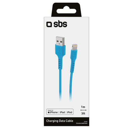 SBS - Lightning / USB kabel (1m), plavi