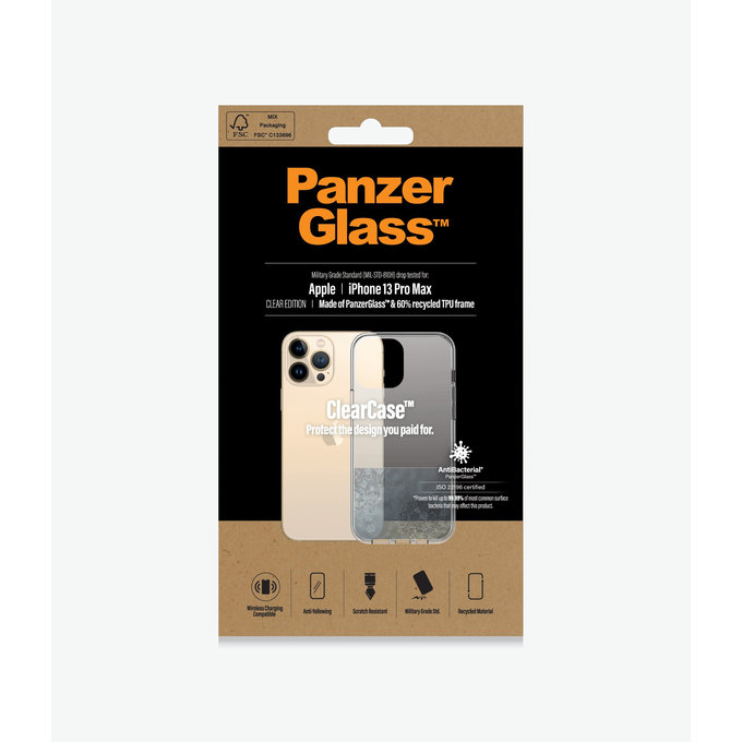 PanzerGlass - Maska ClearCase AB za iPhone 13 Pro Max, prozirna