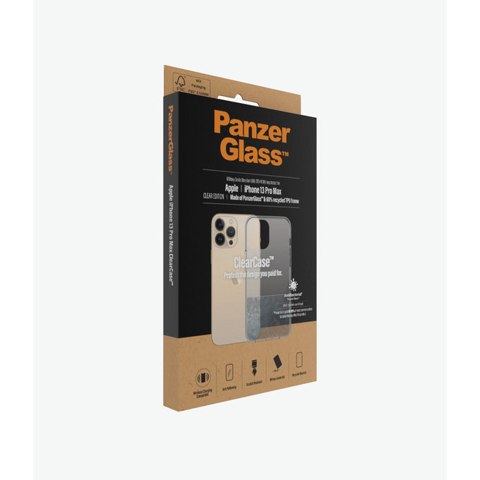 PanzerGlass - Maska ClearCase AB za iPhone 13 Pro Max, prozirna