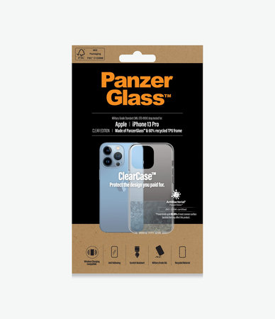 PanzerGlass - Maska ClearCase AB za iPhone 13 Pro, prozirna