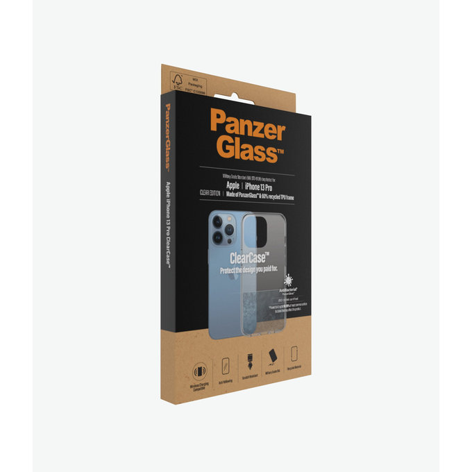 PanzerGlass - Maska ClearCase AB za iPhone 13 Pro, prozirna