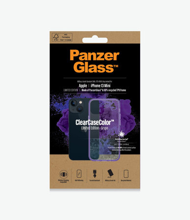 PanzerGlass - Maska ClearCaseColor AB za iPhone 13 mini, grape