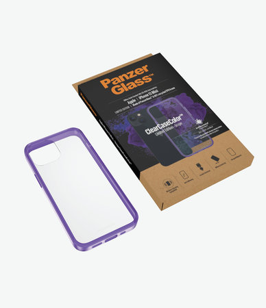 PanzerGlass - Maska ClearCaseColor AB za iPhone 13 mini, grape