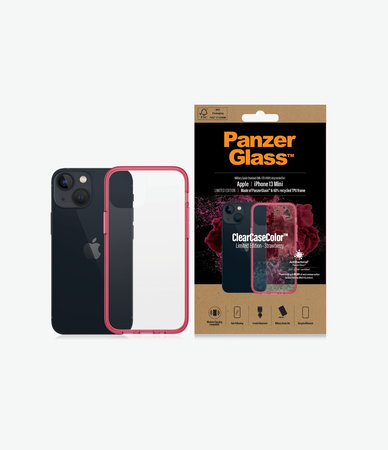 PanzerGlass - Ovitek ClearCaseColor AB za iPhone 13 mini, jagoda