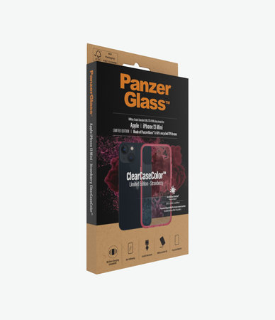 PanzerGlass - Ovitek ClearCaseColor AB za iPhone 13 mini, jagoda