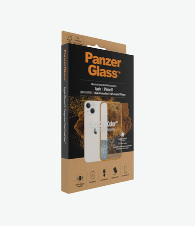 PanzerGlass - Ovitek ClearCaseColor AB za iPhone 13, mandarina