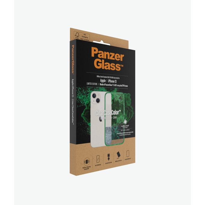 PanzerGlass - Ovitek ClearCaseColor AB za iPhone 13, limeta