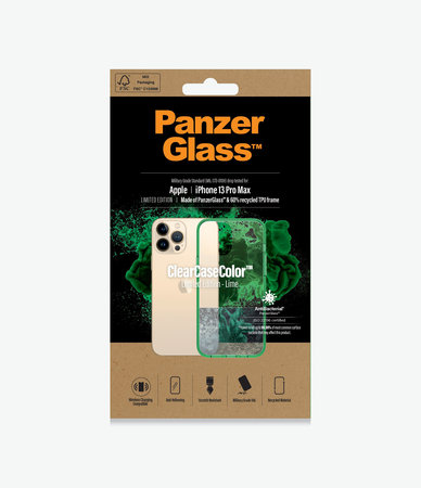 PanzerGlass - Ovitek ClearCaseColor AB za iPhone 13 Pro Max, limeta