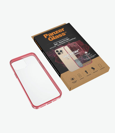 PanzerGlass - Maska ClearCaseColor AB za iPhone 13 Pro Max, jagoda