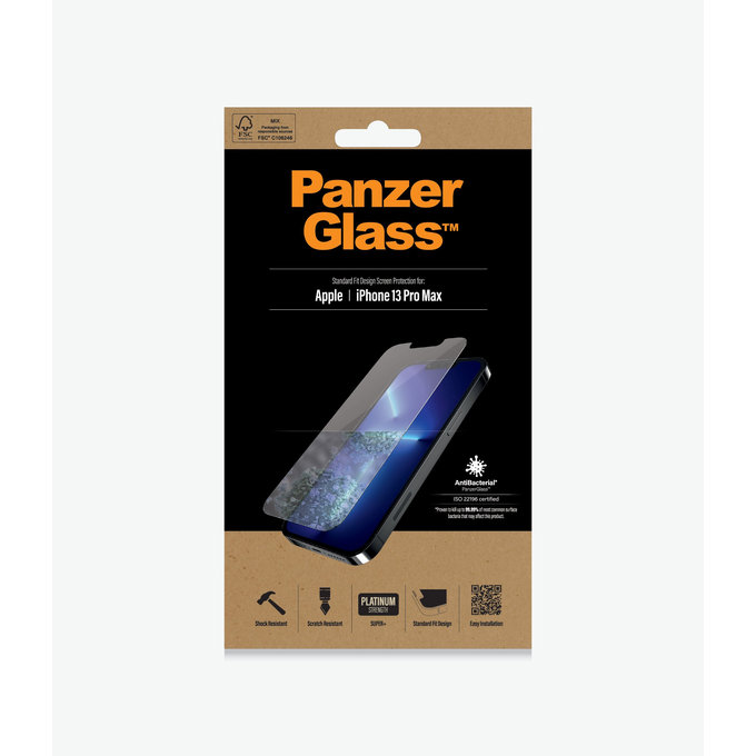PanzerGlass - Tempered Glass Standard Fit AB za iPhone 13 Pro Max & 14 Plus, prozirno