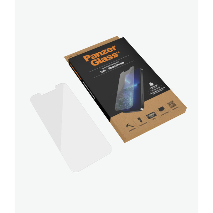 PanzerGlass - Tempered Glass Standard Fit AB za iPhone 13 Pro Max & 14 Plus, prozirno