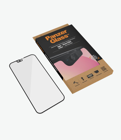 PanzerGlass - Tempered Glass Case Friendly CamSlider AB za iPhone 13 mini, crna