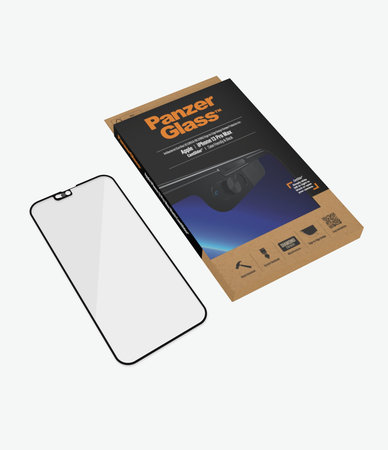 PanzerGlass - Tempered Glass Case Friendly CamSlider AB za iPhone 13 Pro Max & 14 Plus, crna