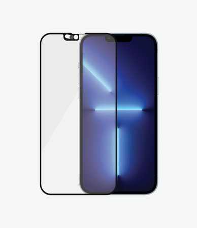 PanzerGlass - Tempered Glass Case Friendly CamSlider AB za iPhone 13 Pro Max & 14 Plus, crna