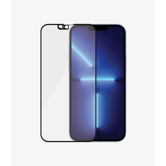 PanzerGlass - Tempered Glass Case Friendly CamSlider AB za iPhone 13 Pro Max & 14 Plus, crna