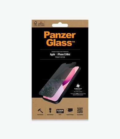 PanzerGlass - Tempered Glass Standard Fit Privacy AB za iPhone 13 mini, prozirno