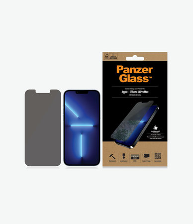 PanzerGlass - Tempered Glass Standard Fit Privacy AB za iPhone 13 Pro Max & 14 Plus, prozirno