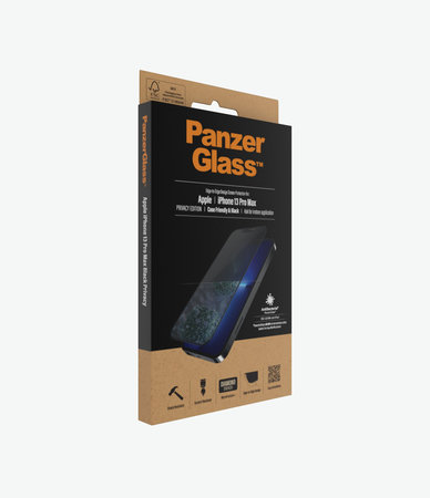 PanzerGlass - Tempered Glass Case Friendly Privacy AB za iPhone 13 Pro Max & 14 Plus, crna