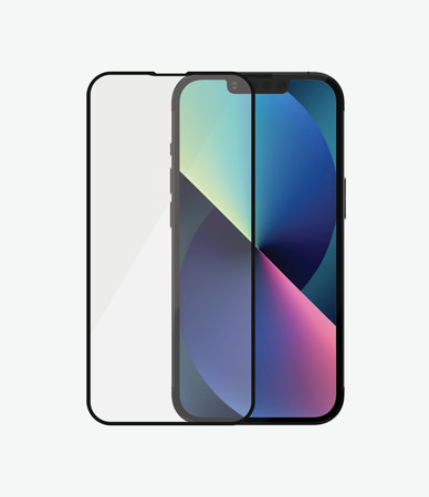 PanzerGlass - Tempered Glass Case Friendly AB za iPhone 13, 13 Pro in 14, črna