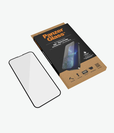 PanzerGlass - Tempered Glass Case Friendly AB za iPhone 13 Pro Max & 14 Plus, crna