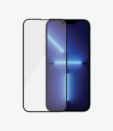 PanzerGlass - Tempered Glass Case Friendly AB za iPhone 13 Pro Max & 14 Plus, crna