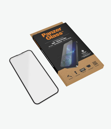 PanzerGlass - Tempered Glass Case Friendly Anti-Glare AB za iPhone 13 Pro Max & 14 Plus, crna