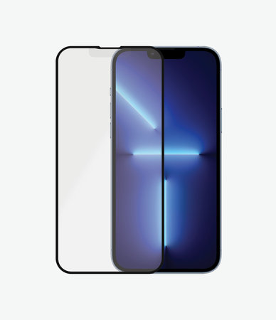 PanzerGlass - Tempered Glass Case Friendly Anti-Glare AB za iPhone 13 Pro Max & 14 Plus, crna