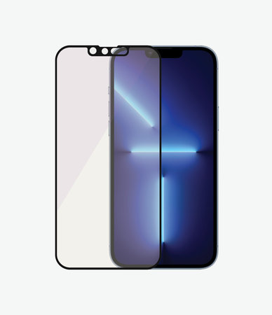 PanzerGlass - Tempered Glass Case Friendly Anti-Bluelight AB za iPhone 13 Pro Max & 14 Plus, crna