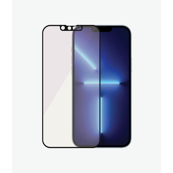 PanzerGlass - Tempered Glass Case Friendly Anti-Bluelight AB za iPhone 13 Pro Max & 14 Plus, crna