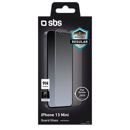 SBS - Kaljeno staklo za iPhone 13 mini, prozirno
