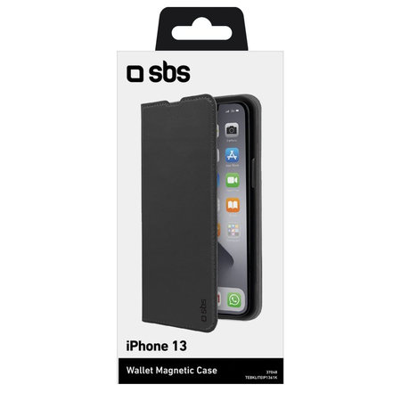 SBS - Maska Book Wallet Lite za iPhone 13, crna
