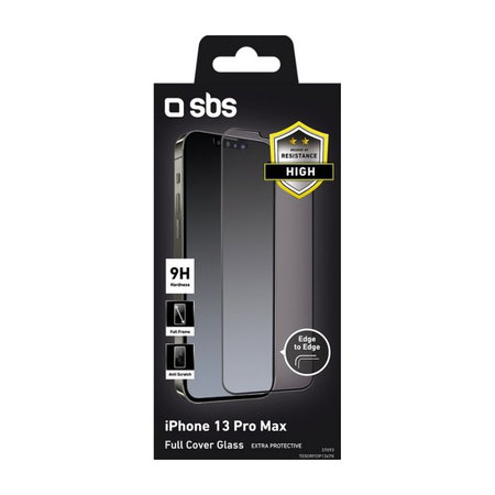 SBS - Tempered Glass Full Cover za iPhone 13 Pro Max & 14 Plus, crna
